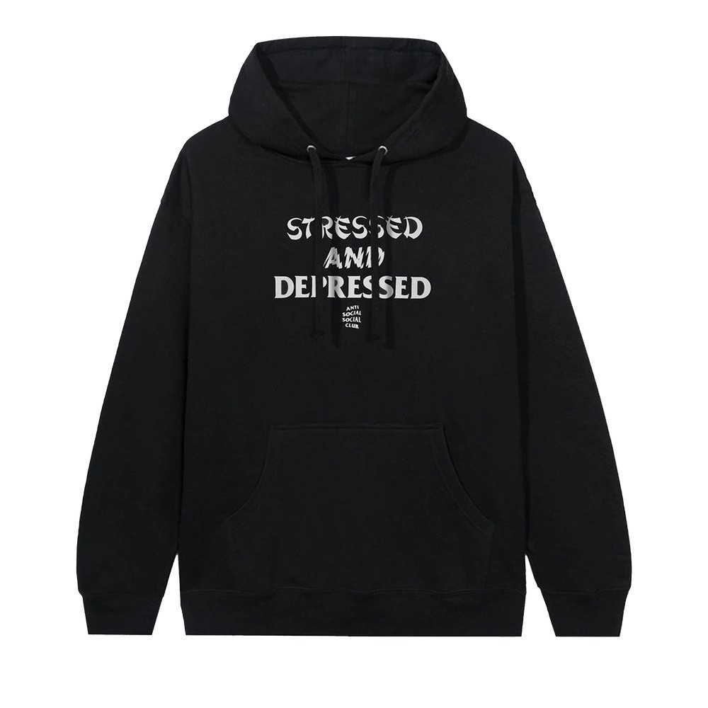 Anti Social Social Club Black S&D Fleece Hoodie Large